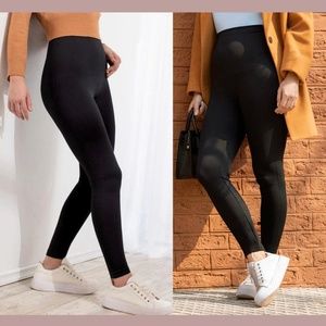 NWT $60 Shapermint Empetua‎ [ XL ] High Waisted Shaping Leggings Black